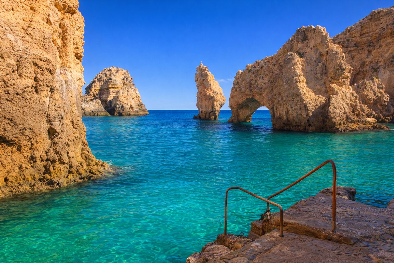 The Algarve coast near Lagos