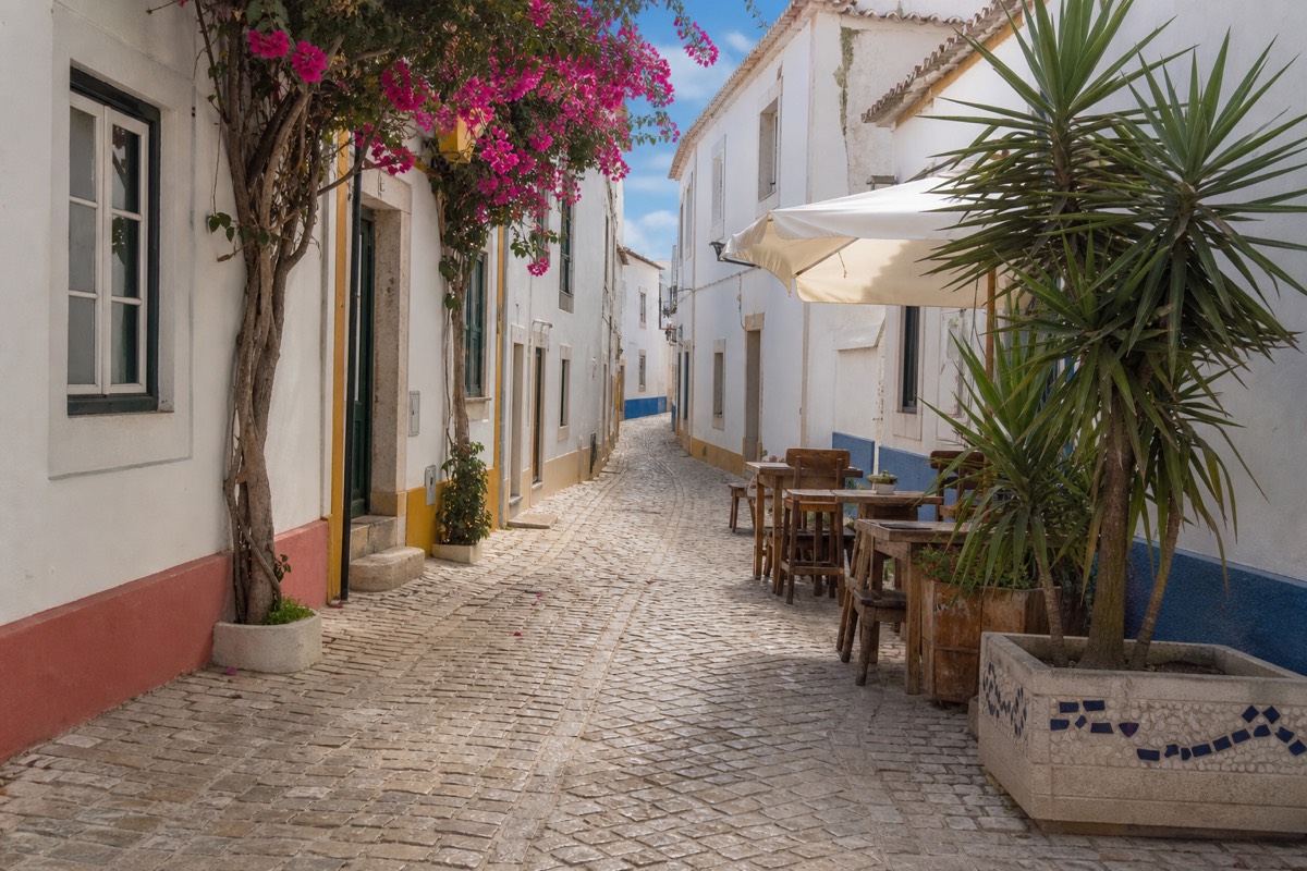 Lagos old town, inside the 16th-century walls