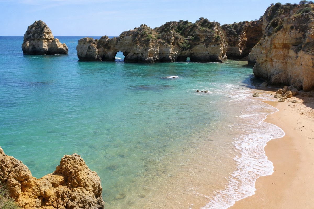 Praia da Batata, the beach closest to Lagos old town
