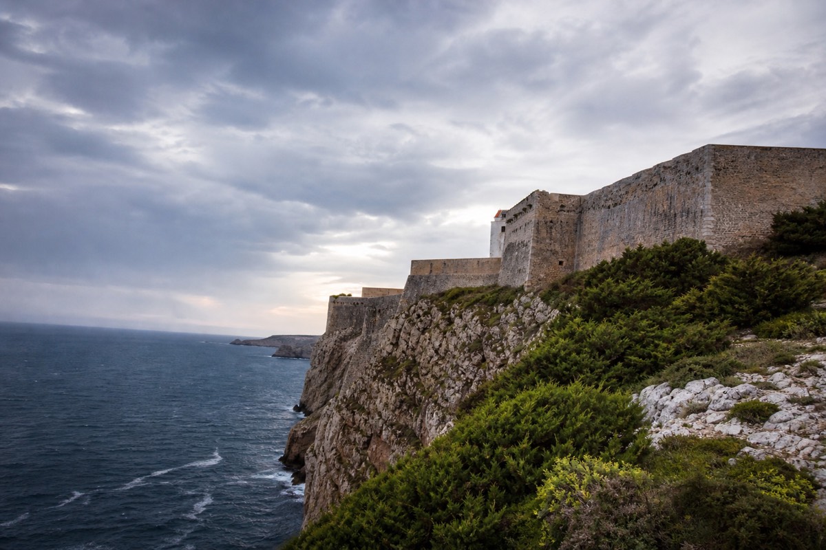 The fortress at Sagres, near the south-western tip of Europe