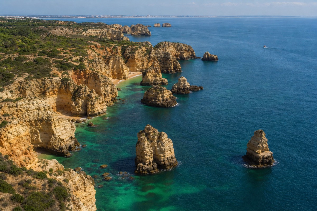 The Algarve coast near Lagos