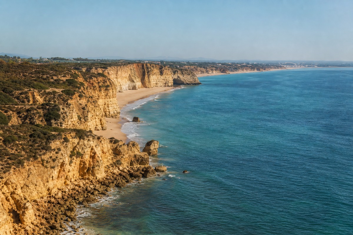 The Algarve coast near Lagos