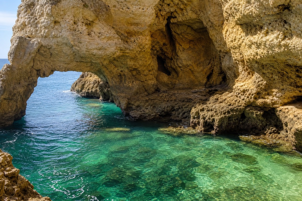 The Algarve coast near Lagos