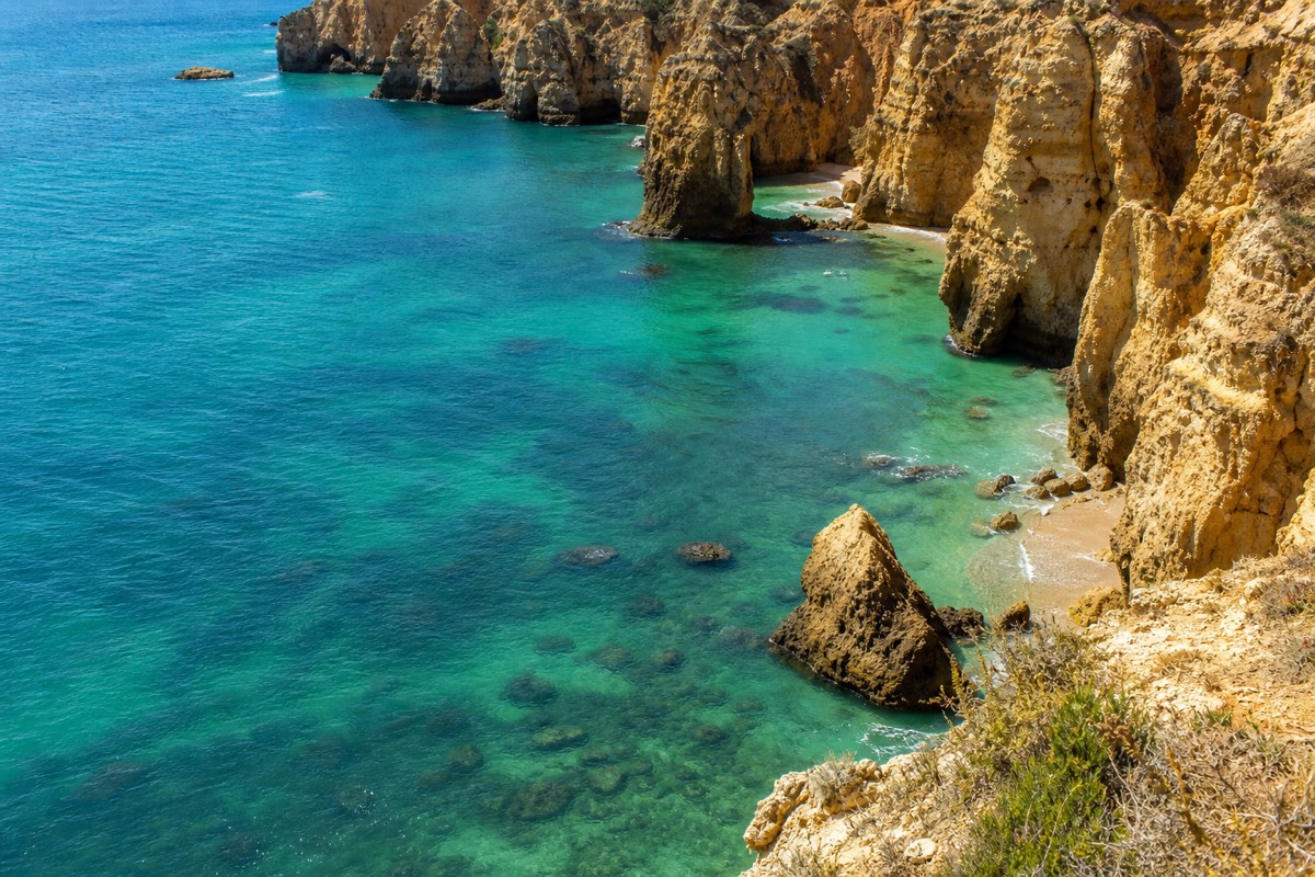 The Algarve coast near Lagos